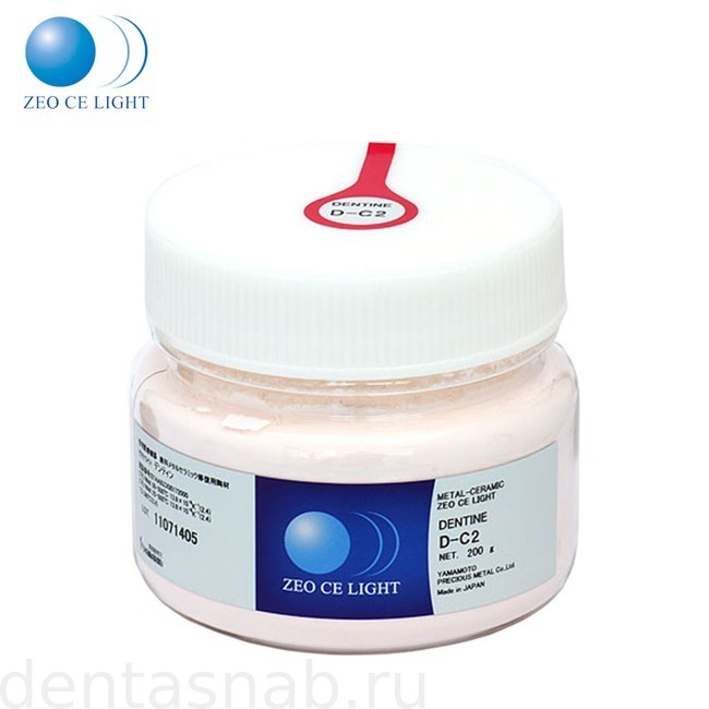 Дентин Dentine D-C2, порошок, 200г, ZEO CE LIGHT, Yamakin (Япония)