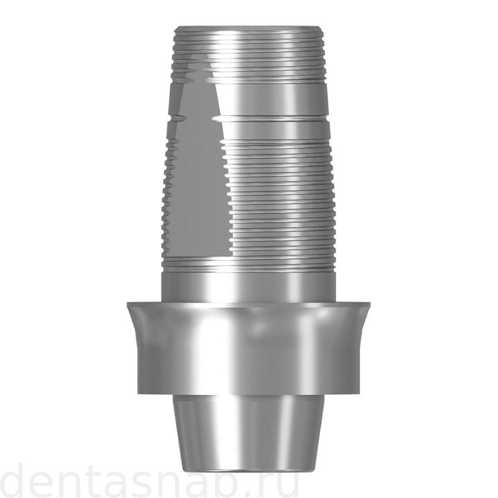 Титановое основание Bell аналог GEO, совместимое с Straumann SynOcta RN(4.8) G/H=2 H=6 полированное без позиционера