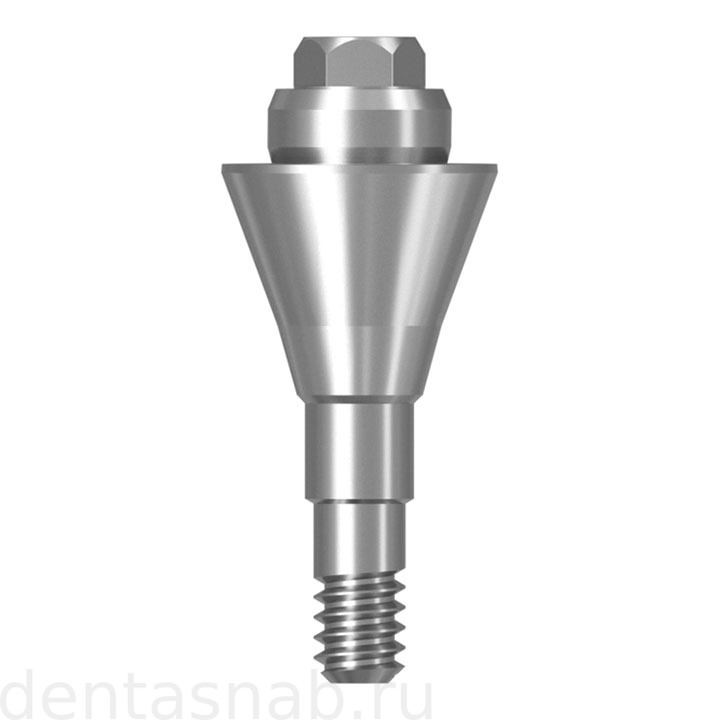 Абатмент прямой мульти-юнит Lenmiriot, совместимый с Straumann Bone Level NC, D=4.8 G/H=3, включая манжету