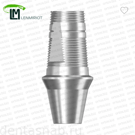 Титановое основание Bell аналог GEO совместимое с Straumann Bone Level RC (4.1/4.8) G/H=1.3 без позиционера