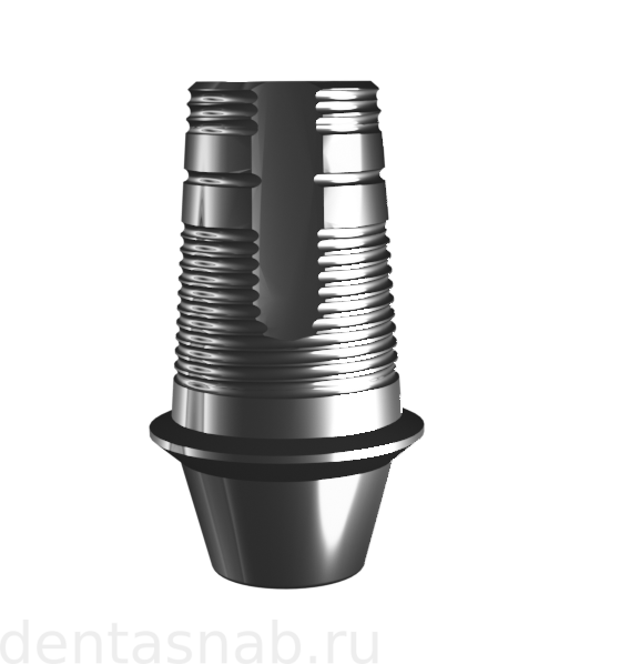 Основание титановое без фиксации, аналог GEO, совместимо с Straumann Bone Level NC (1.3 мм), с винтом