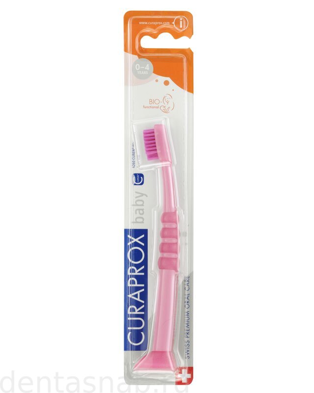 Детская зубная щетка Curaprox Baby 5500 Ultra Soft от 0 до 4 лет d=0.09, деликатна к десне и эмали молочных зубов