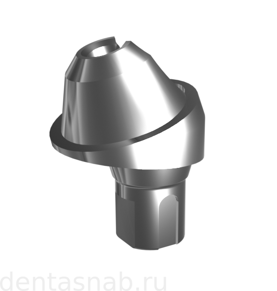 Мультиюнит угловой 17°, совместим с Straumann Bone Level NC (3.3) G/H=2.5 мм, type B, с винтом, производство Ультрастом