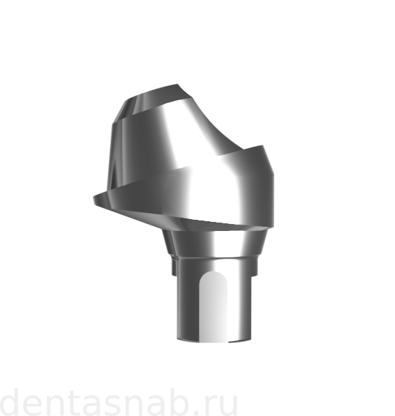 Мультиюнит угловой 17°, совместим с Straumann Bone Level NC (3.3) G/H=2.5 мм, type B, с винтом, производство Ультрастом